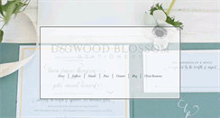 Desktop Screenshot of dogwoodblossomstationery.com